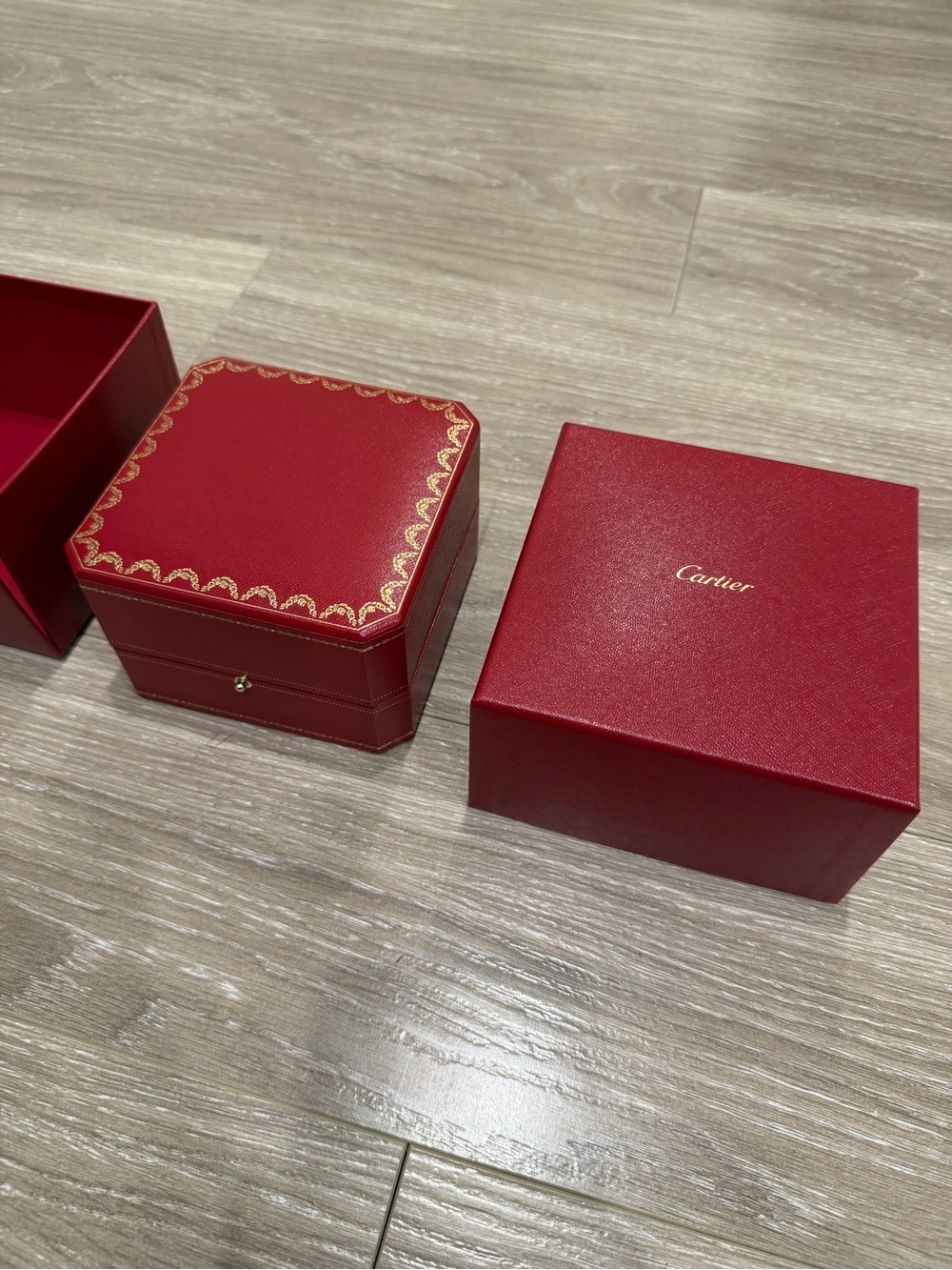 Cartier Leather Watch Jewelry Box